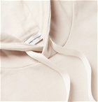 Y-3 - Distressed Logo-Print Loopback Cotton-Jersey Hoodie - Neutrals