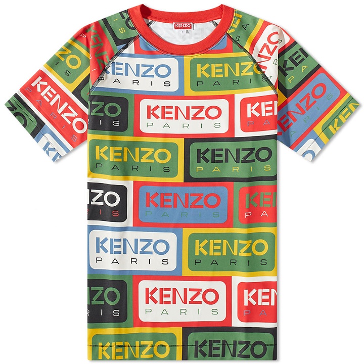 Photo: Kenzo Paris Men's Label Slim T-Shirt in Multicolor