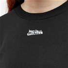Jean Paul Gaultier Women's Oversized Laced T-Shirt in Black
