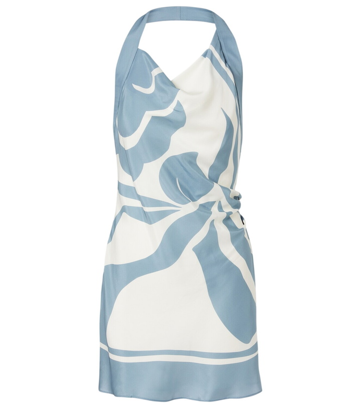 pilcro halter plunge midi dress Anaisa Orange Plunge Halter-Neck Midi Dress – Club L London main image 1