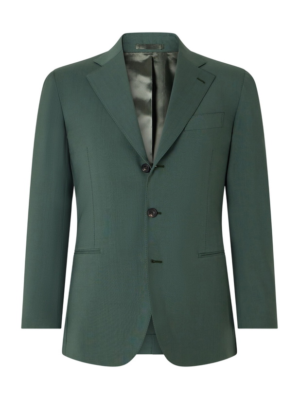 Photo: J. Mueser - Weaverly Virgin Wool Suit Jacket - Green