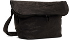 YOHJI YAMAMOTO Black Flap Shoulder Bag