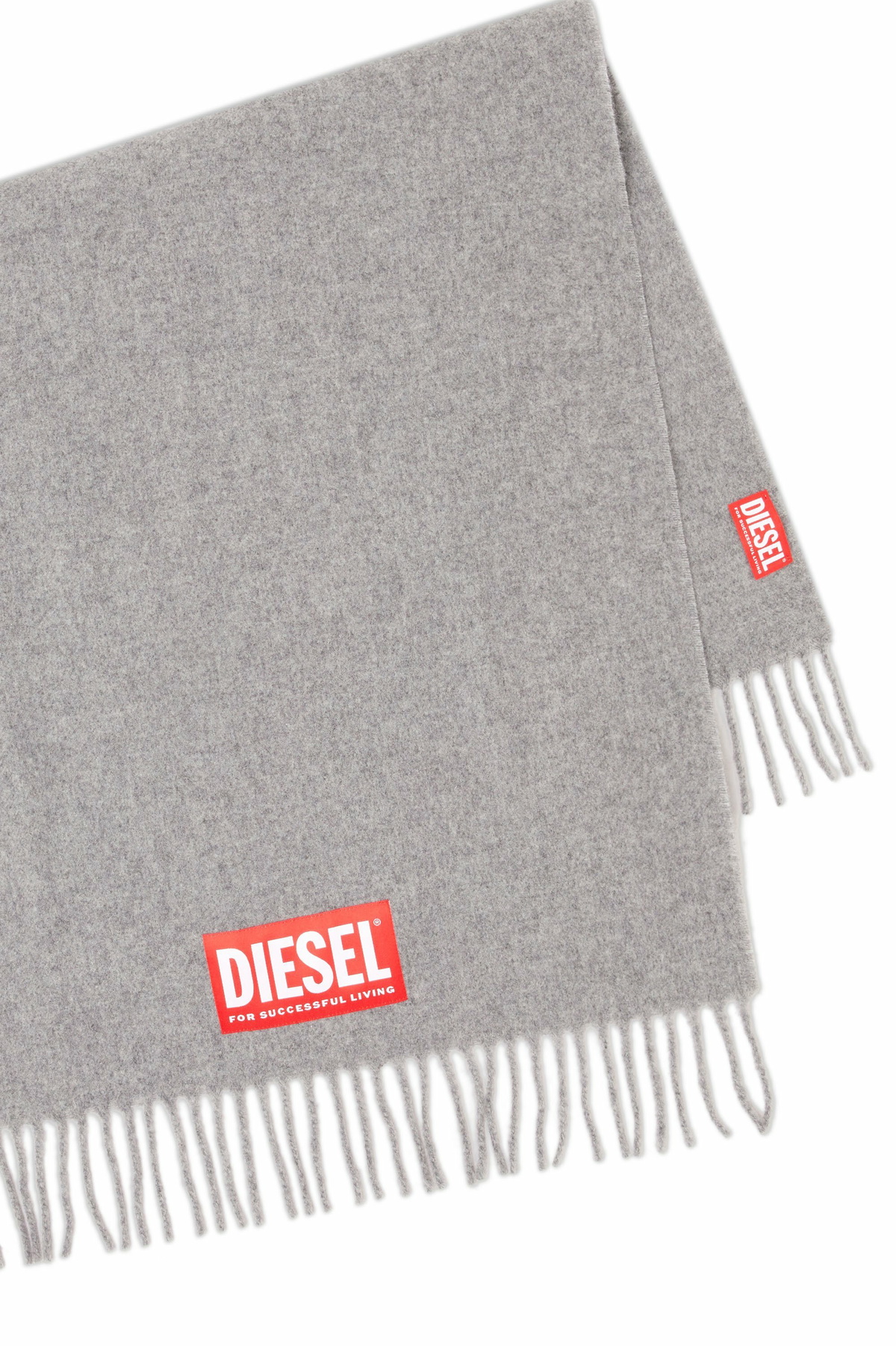 Diesel Wool blend scarf - Scarf Mens in Grey