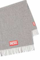 Diesel Wool blend scarf - Scarf Mens in Grey