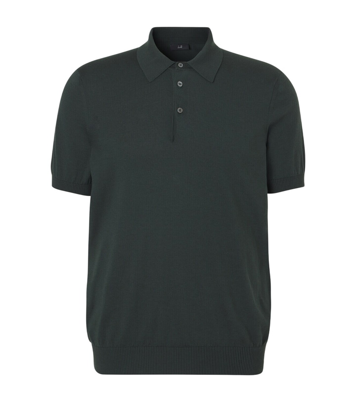 Photo: Dunhill Cotton and silk polo sweater
