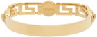 Versace Gold Greca Medusa Cuff Bracelet