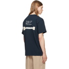 Givenchy Navy Archives Print Cotton T-shirt