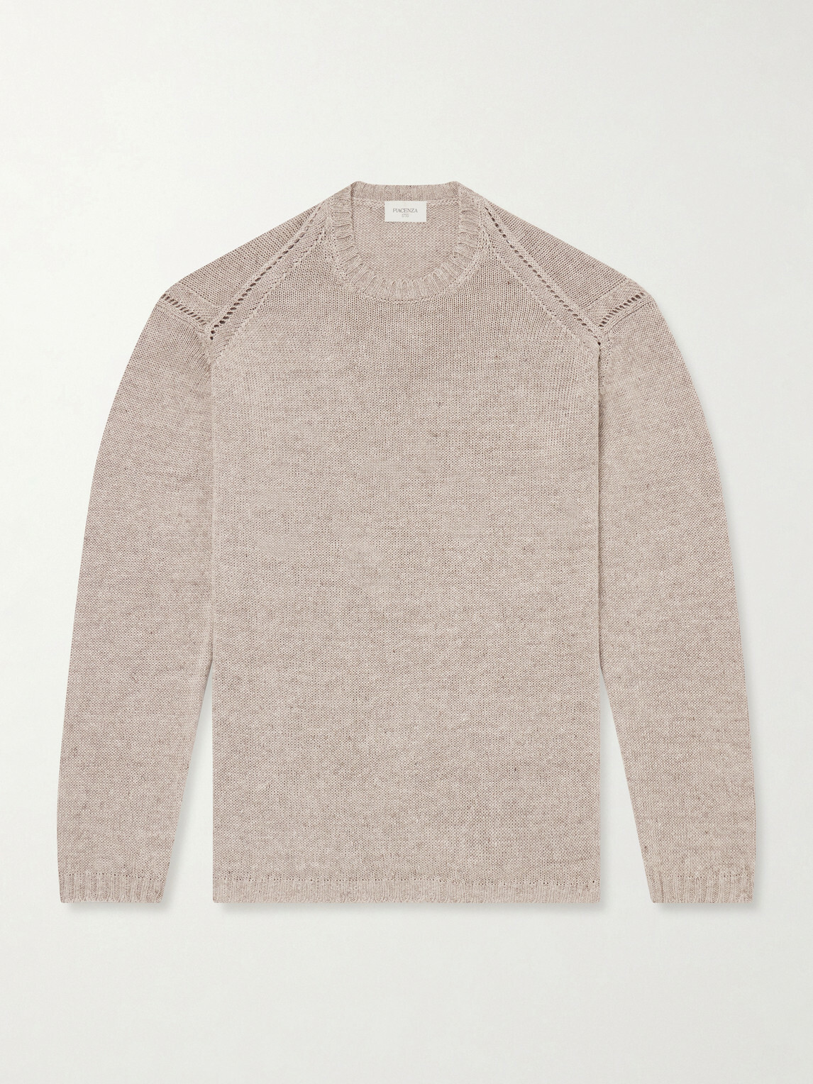 PIACENZA 1733 - Cotton and Linen-Blend Sweater - Neutrals