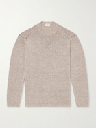 PIACENZA 1733 - Cotton and Linen-Blend Sweater - Neutrals