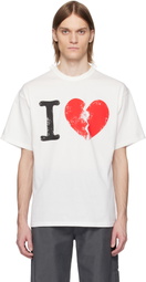 Magliano White 'I Suffer' Short Sleeve T-shirt