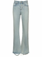 BALENCIAGA - Cotton Denim Bootcut Jeans