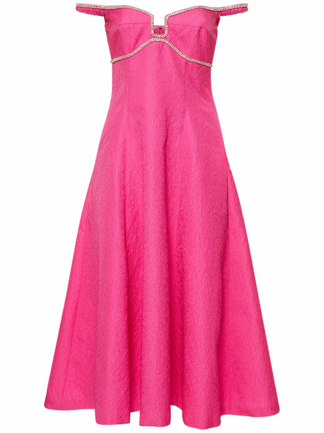 self portrait diamante midi dress Diamante Midi Dress
