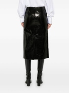 Alexander McQueen Patent Midi Skirt