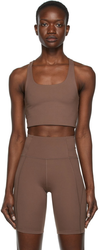 Photo: Girlfriend Collective Brown Paloma Sports Bra