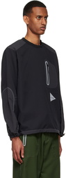 and wander Black Polyester Sweatshirt