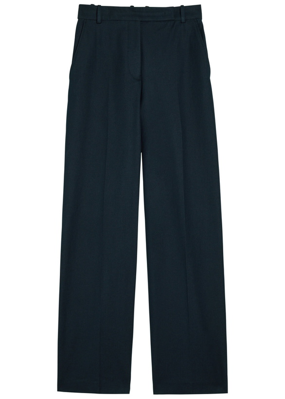 Photo: Joseph Yukio Flared-leg Trousers Indigo