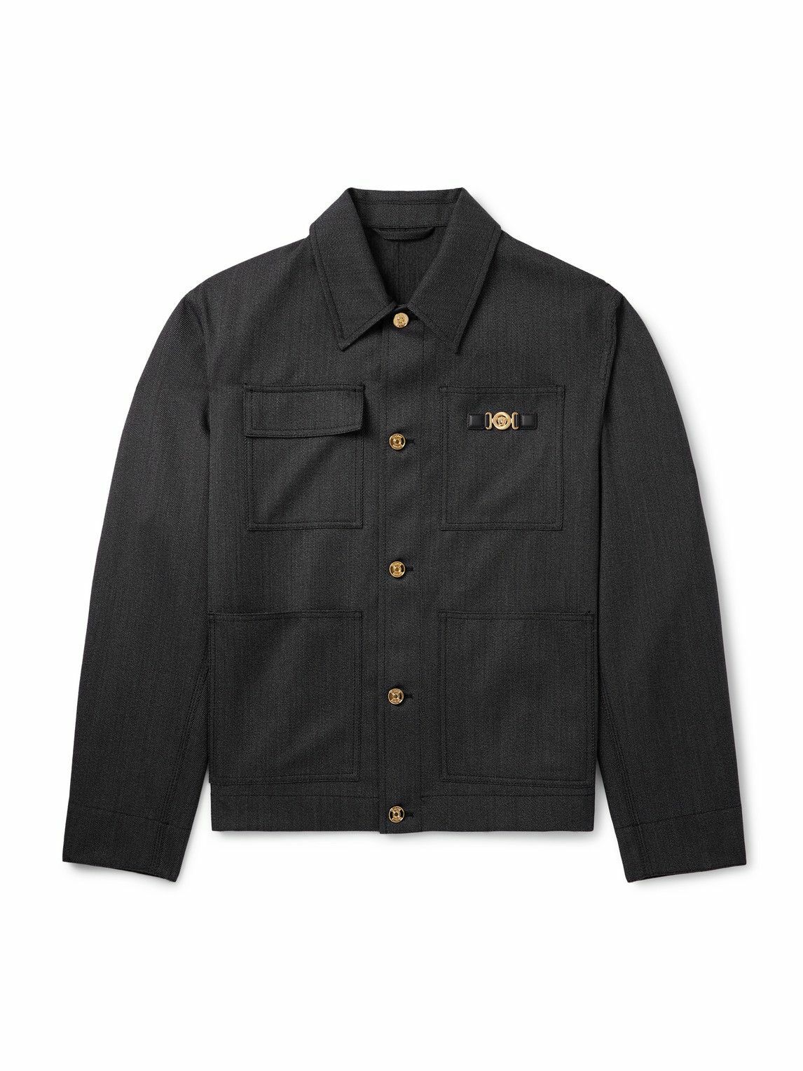 VERSACE JEANS REAL FUR FOOD JACKET