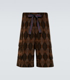 Dries Van Noten - Silk and cotton Ikat shorts