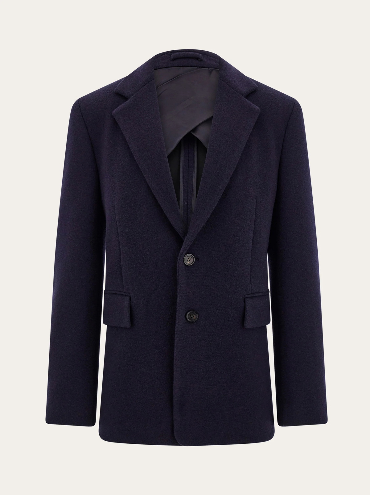 Ferragamo Mens Single breasted jersey blazer in Blue