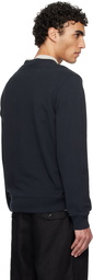 Maison Kitsuné Black Barista Fox Patch Regular Sweatshirt