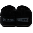 Balenciaga Black Alaska Soft Platform Loafers