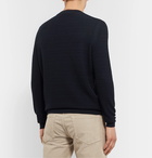 Ermenegildo Zegna - Slim-Fit Textured-Wool Sweater - Blue