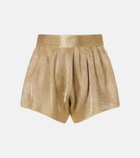 Alaïa High-rise mesh shorts