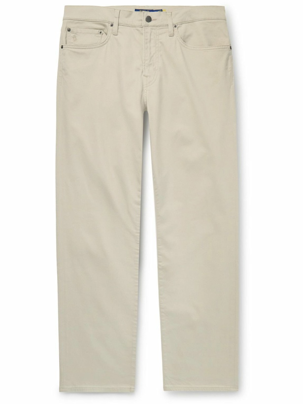 Photo: Polo Ralph Lauren - Varick Slim-Fit Straight-Leg Cotton-Blend Twill Trousers - White