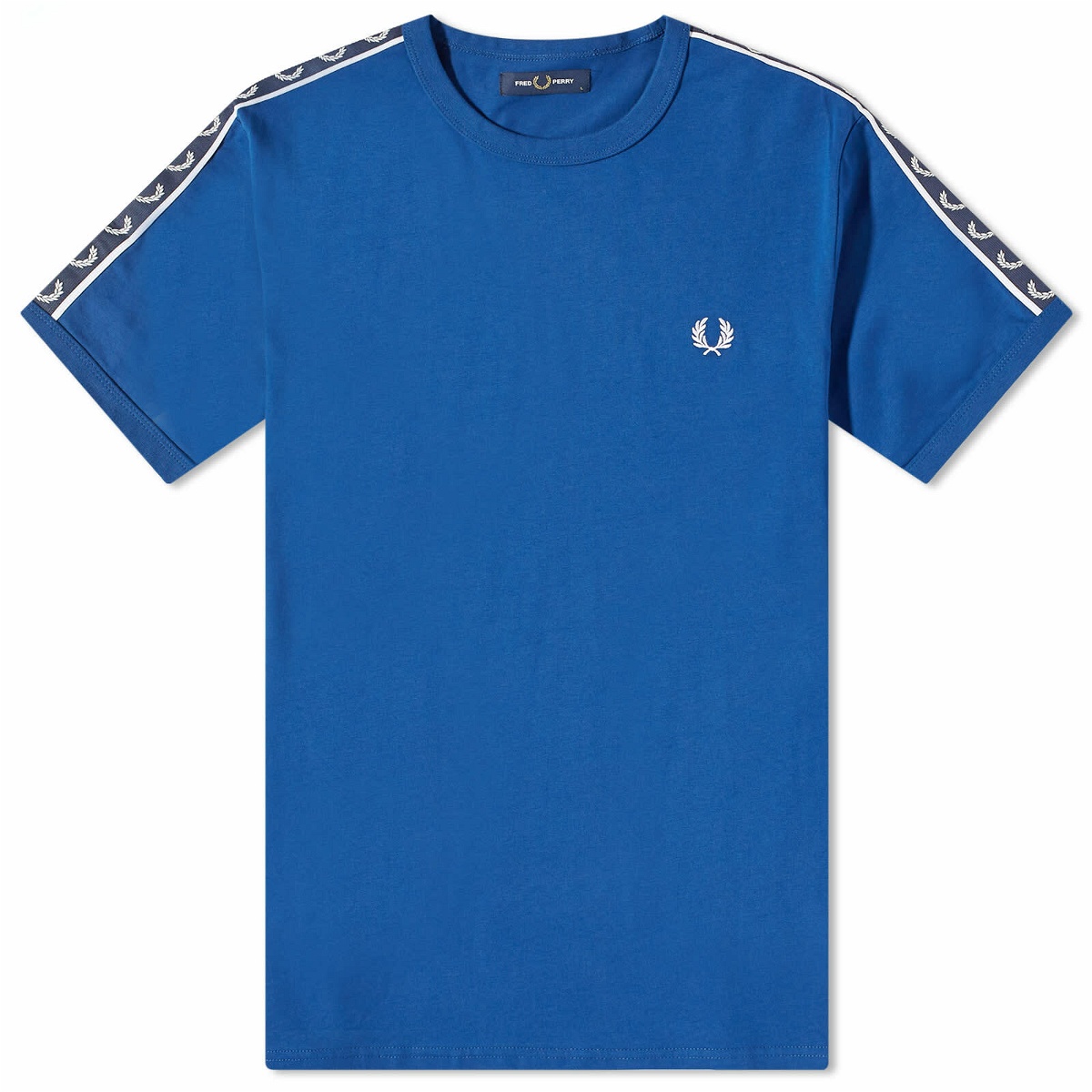 Fred Perry Authentic Men's Contrast Tape Ringer T-Shirt in Shaded ...