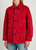 Nili Lotan Leroy Denim Jacket Red