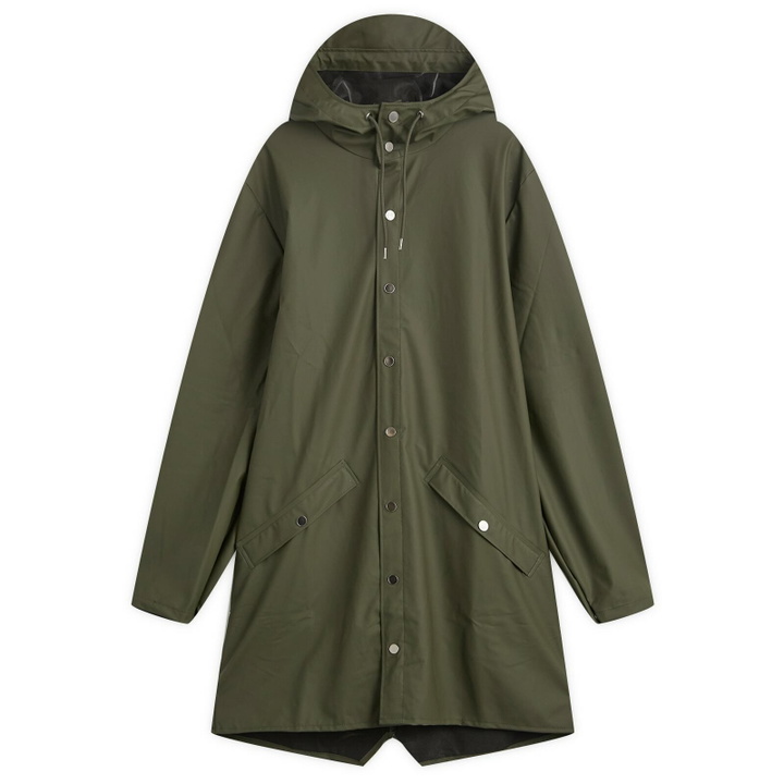 Photo: Rains Long Jacket in Green