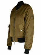Moose Knuckles jet Green Polyester Bomber Jacket