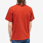 Armor-Lux Men's Logo Pocket T-Shirt in Orange