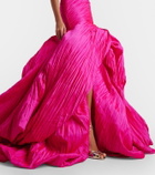 Marmar Halim Off-shoulder bustier gown