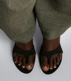 Magda Butrym Satin thong sandals