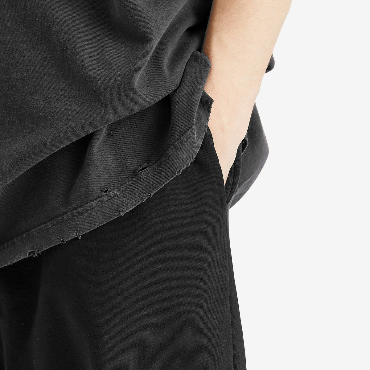 Balenciaga Men's Baggy Sweat Pants in Black