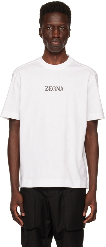 Photo: ZEGNA White #UseTheExisting T-Shirt
