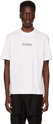 ZEGNA White #UseTheExisting T-Shirt