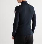 Fusalp - Ceillac Ribbed-Knit Rollneck Ski Base Layer - Blue