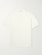 Altea - Linen and Cotton-Blend Polo Shirt - Neutrals