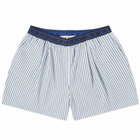 Marni Women's Logo Shorts in Vivid Blu