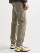 Klättermusen - Hjuke Straight-Leg Belted Cotton-Blend Trousers - Neutrals