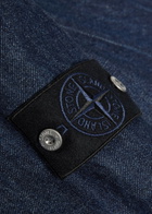 Stone Island Patch Pocket Denim Overshirt Indigo