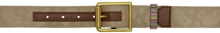 Photo: Paul Smith Beige Webbing Paisley Belt