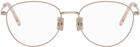 Kenzo Gold Round Glasses