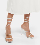 Rene Caovilla Cleo embellished leather sandals