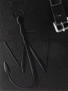 JW Anderson - Leather-Trimmed Logo-Embroidered Felt Tote Bag