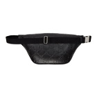 Gucci Black GG Embossed Belt Bag