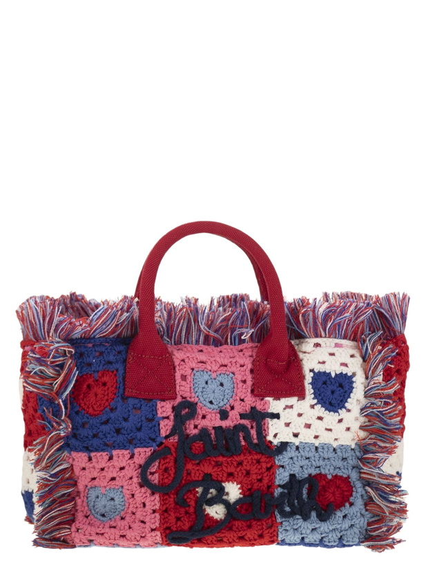 Photo: MC2 Saint Barth Colette Crochet - Handbag With Crochet Flower Patch