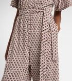 Max Mara Belted printed jumpsuit